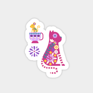 Mad Tea Party - Purple Sticker